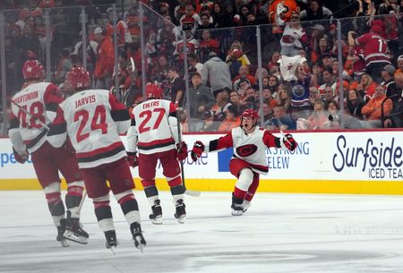 Blake’s OT Winner Sends Hurricanes to Eastern Conference Finals With Perfect 8-0 Start