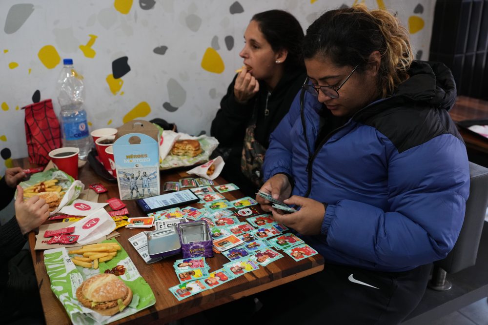 World Cup Sticker Trading Craze Takes Over Argentine Public Squares