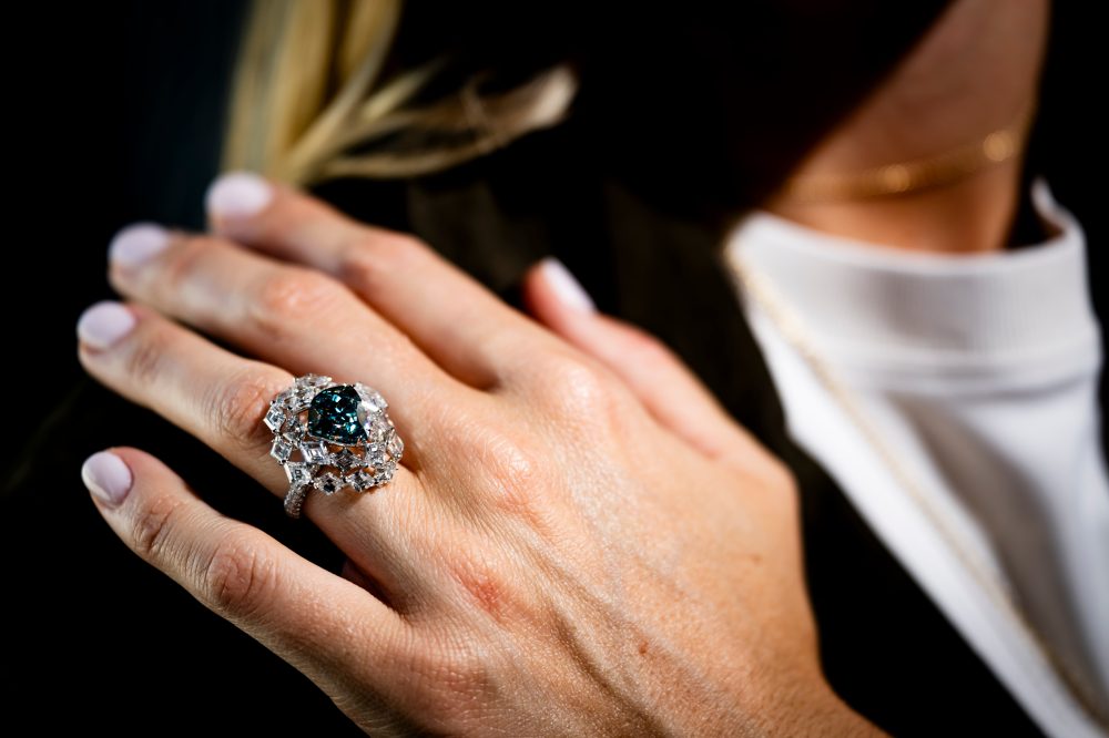 Rare Blue-Green Diamond Fetches Record $17.3 Million at Swiss Auction