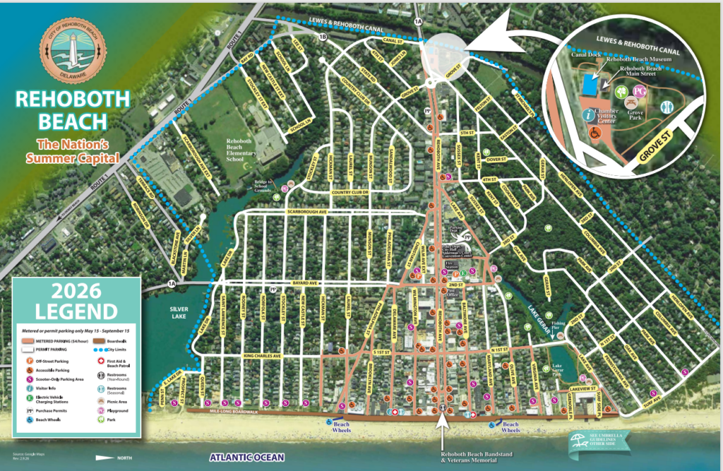 Rehoboth Beach Parking Fees Resume Friday Through September