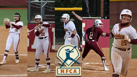 Five Softball Players Receive NFCA All-Region Recognition