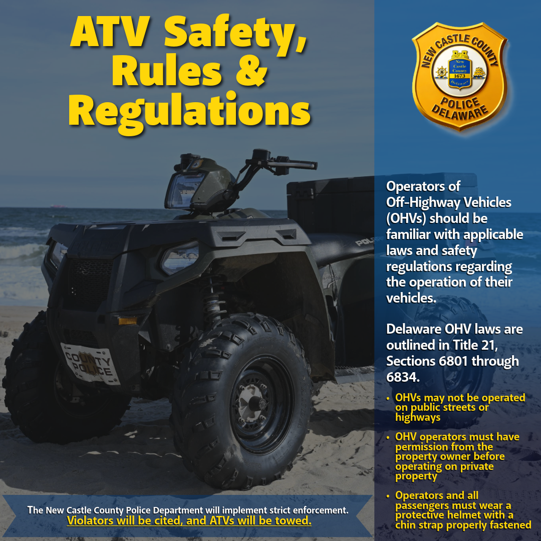 Police Urge ATV and Off-Highway Vehicle Safety as Spring Activity Increases