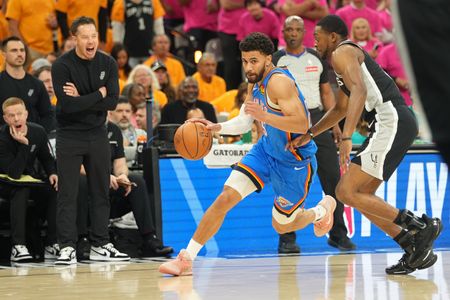 OKC’s Ajay Mitchell sidelined for Game 4 with calf injury
