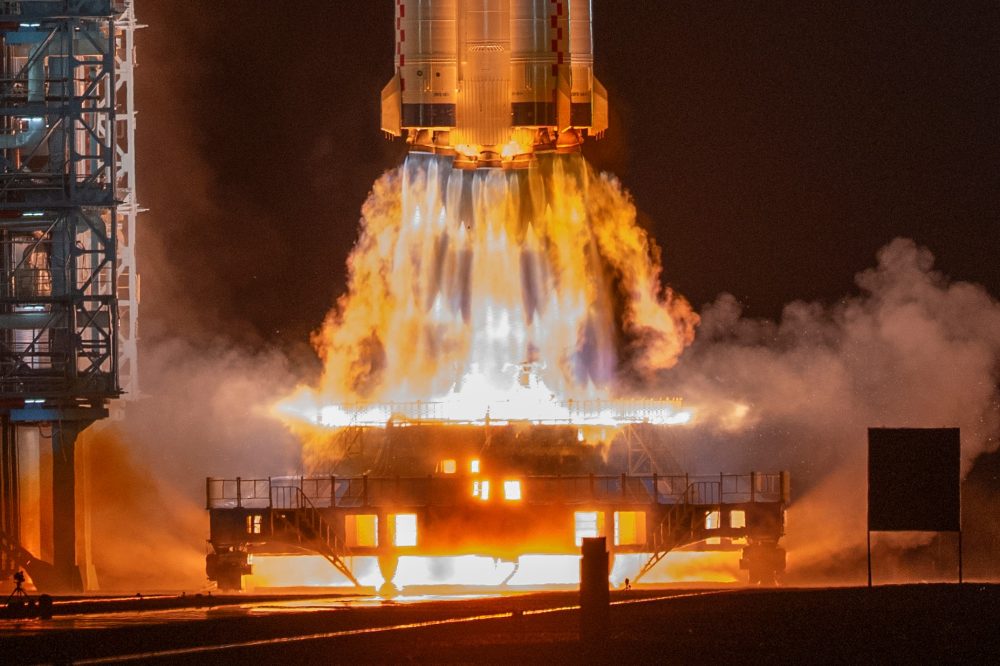 China Sends Three Astronauts to Space Station, One to Stay Full Year