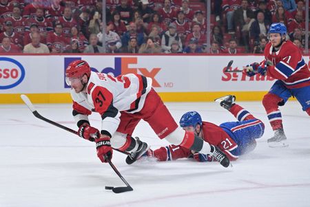 Hurricanes Edge Canadiens 3-2 in OT, Take 2-1 Series Lead