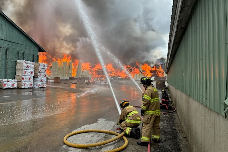 Maine Lumber Mill Fire That Killed Firefighter Ruled Accidental