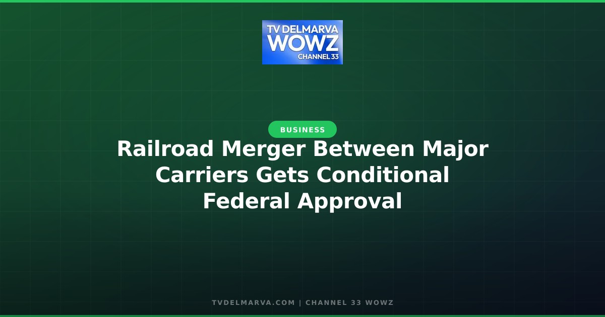 Railroad Merger Between Major Carriers Gets Conditional Federal Approval