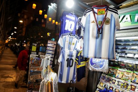 Fake Soccer Jerseys Flood Argentina Streets Ahead of World Cup