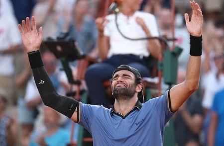 Italian Tennis Star Finds His Form Again at French Open After Years of Struggle