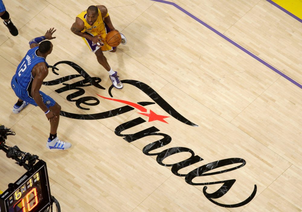NBA Brings Back Championship Trophy Logo for Finals Courts