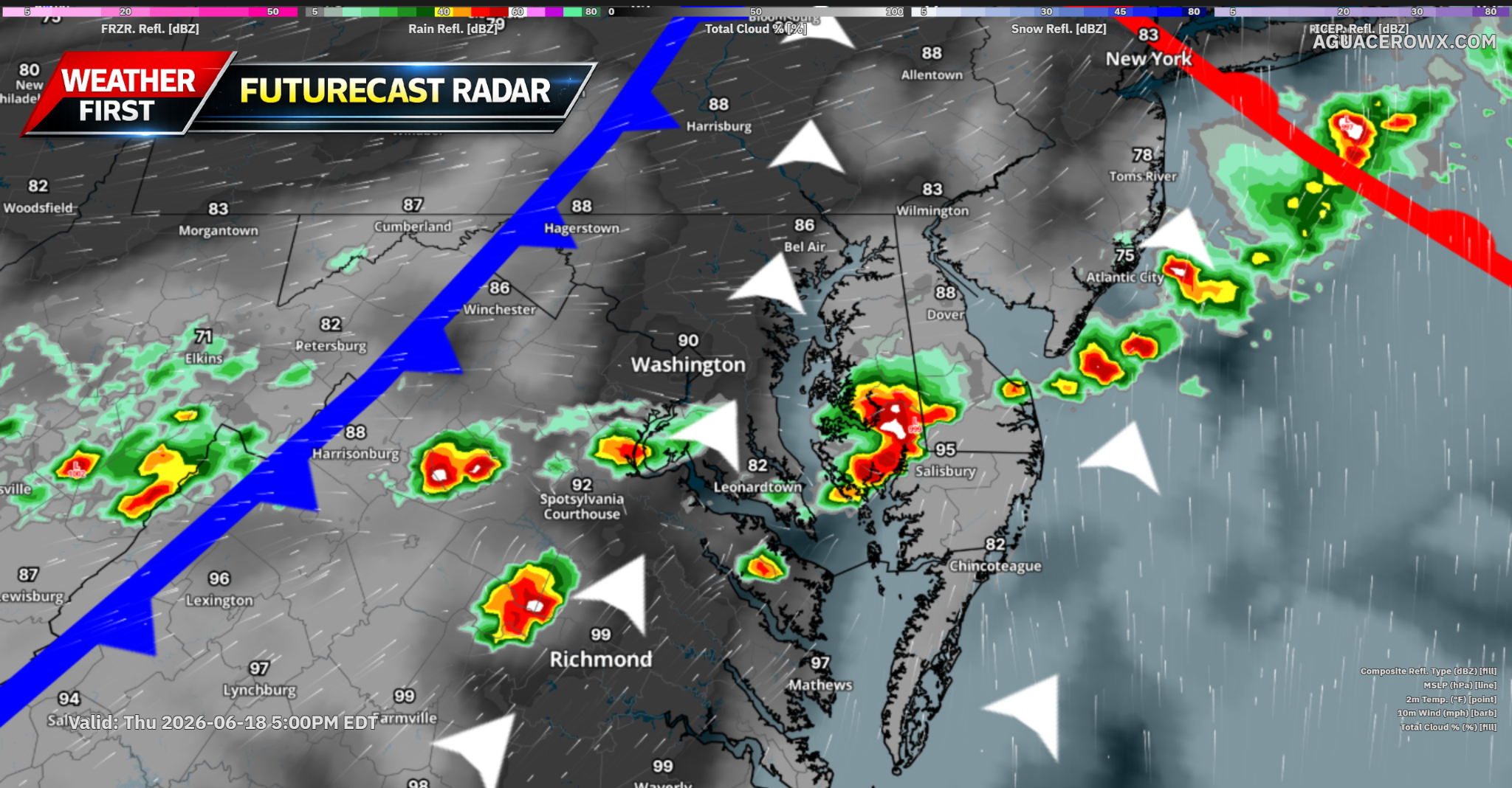 Severe Thunderstorm Threat and Dangerous Heat Target Delmarva Thursday