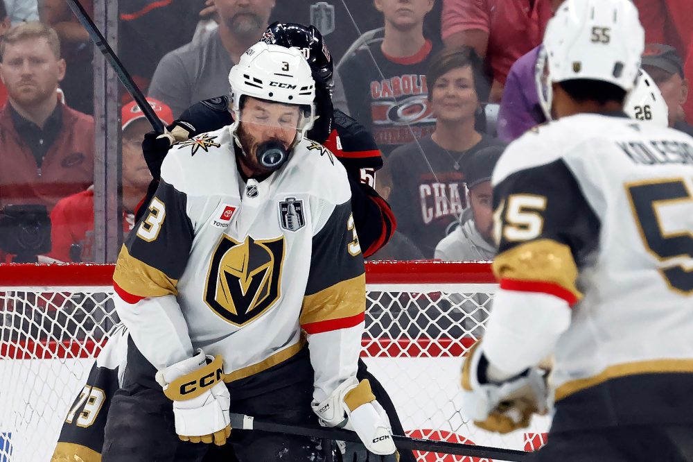 Golden Knights Defenseman Injured by Puck to Face in Stanley Cup Game