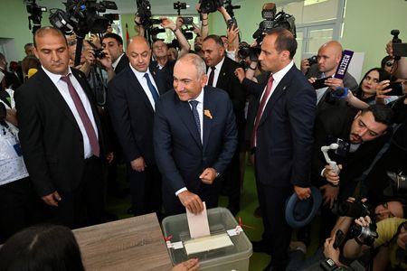Armenian PM’s Party Wins Nearly Half of Parliamentary Vote