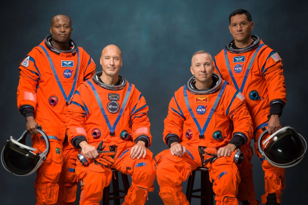 NASA Names Four-Person Crew for Artemis III Space Mission Training
