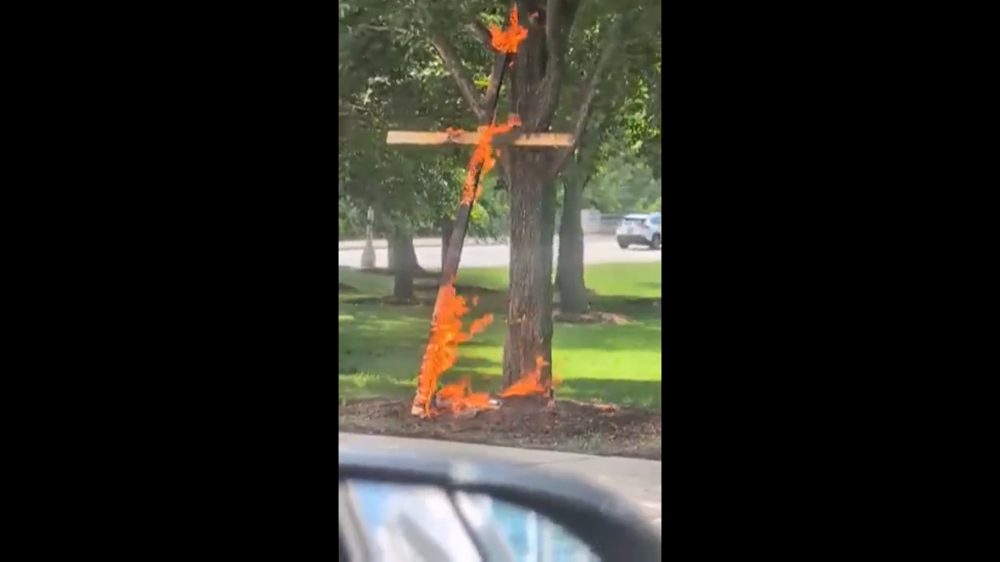 Authorities Probe Burning Cross Found at Chicago Park