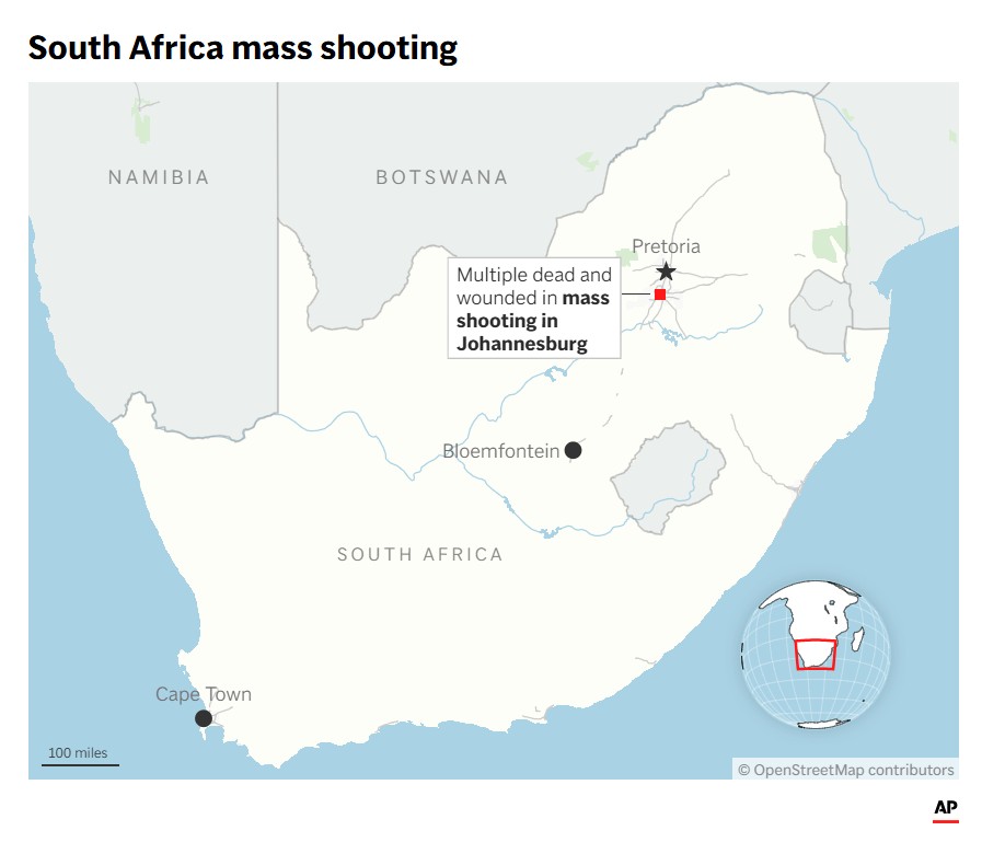 Dozen Dead in Johannesburg Mass Shooting as Violence Rocks South African City