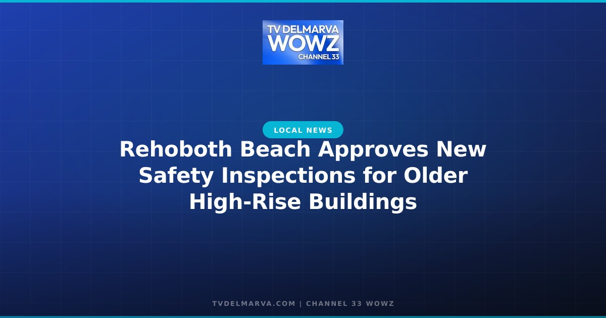 Rehoboth Beach Approves New Safety Inspections for Older High-Rise Buildings