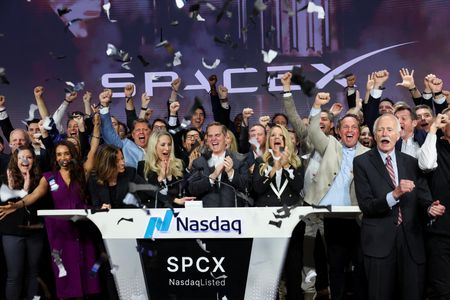 SpaceX Stock Soars 11% in Historic Market Debut After $75B IPO