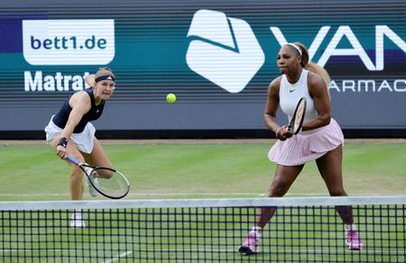 Serena Williams Falls in Doubles Opener at Berlin Tennis Open