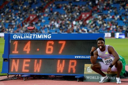 Noah Lyles Smashes World Best in the Rarely-Run 150 Meters