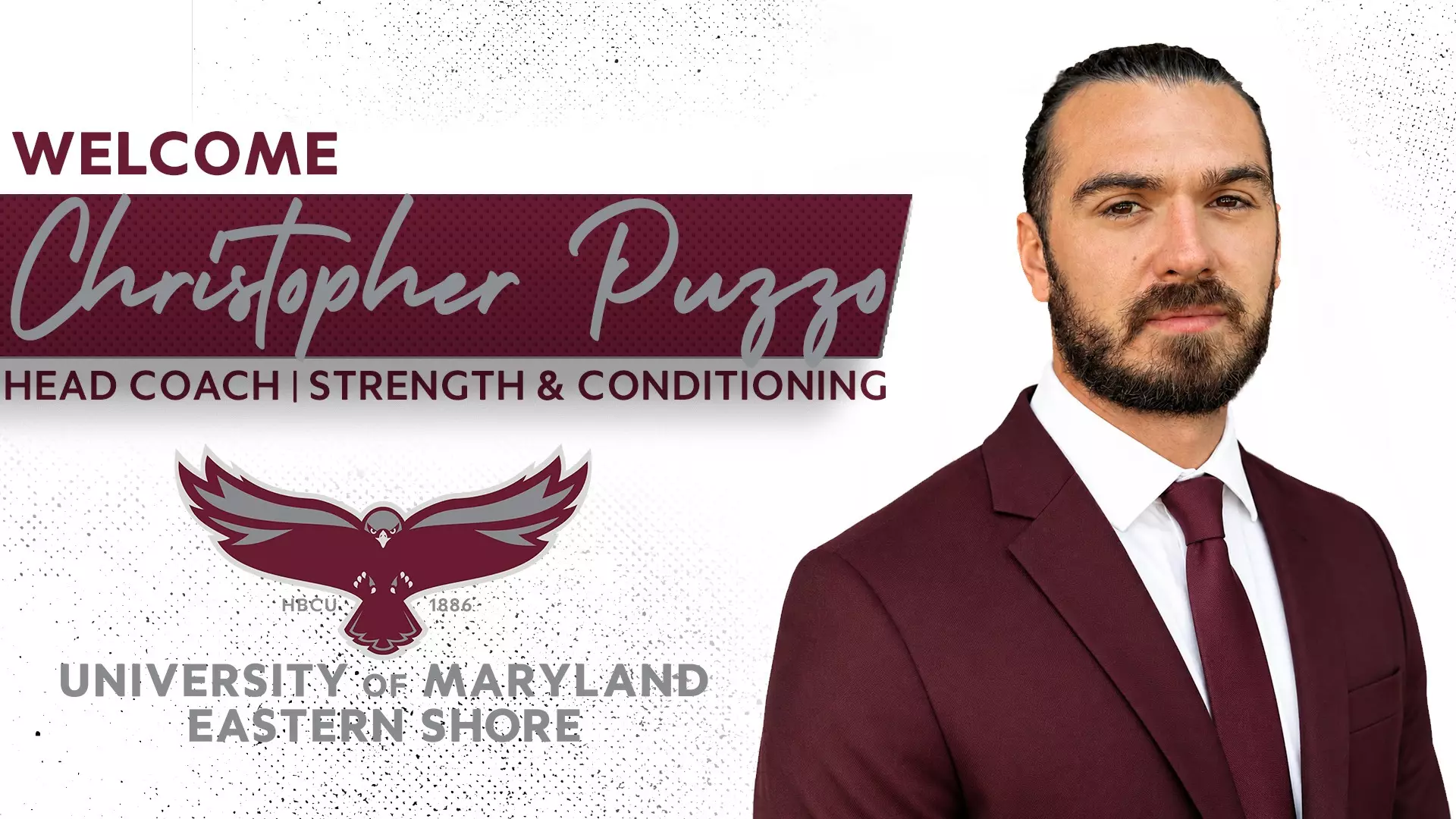 UMES Names Christopher Puzzo as New Head Strength & Conditioning Coach