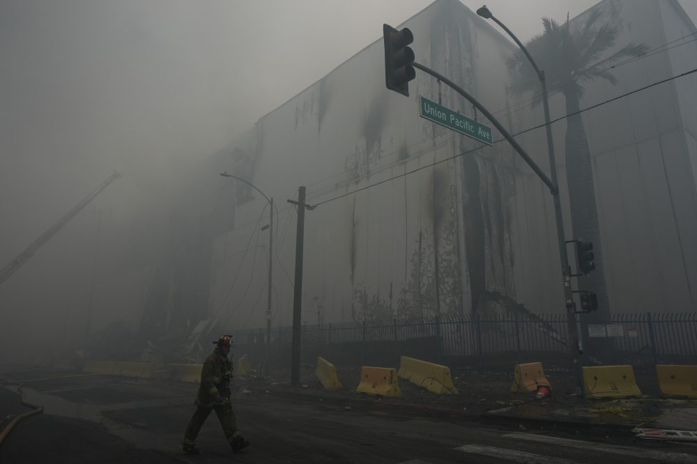 LA Warehouse Fire Burns Into Sixth Day with 85 Million Pounds of Frozen Food Inside