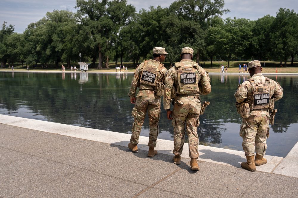 Trump Claims 6 Arrested for Damaging Lincoln Memorial Reflecting Pool
