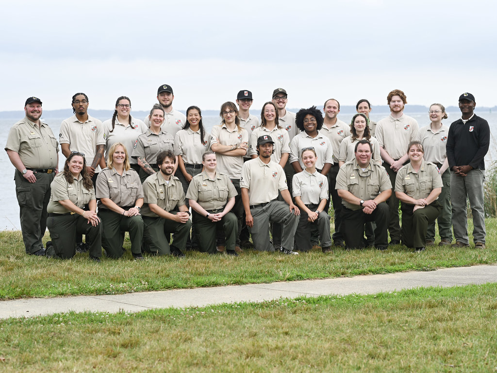 Maryland Conservation Corps Graduates 17 Young Members at Sandy Point State Park
