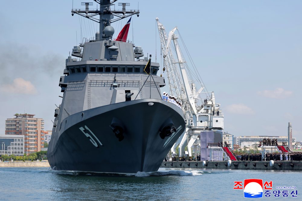 Kim Jong Un Commissions Nuclear-Capable Destroyer, Claims Naval Buildup on Track