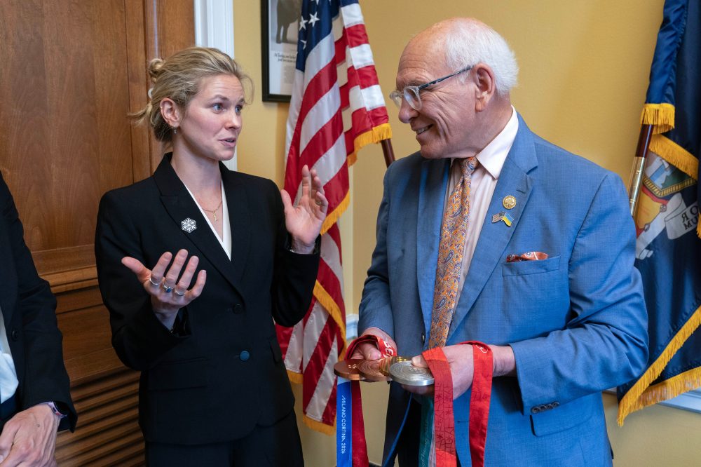 Olympic Champion Jessie Diggins Brings Medals to Capitol Hill in Climate Push