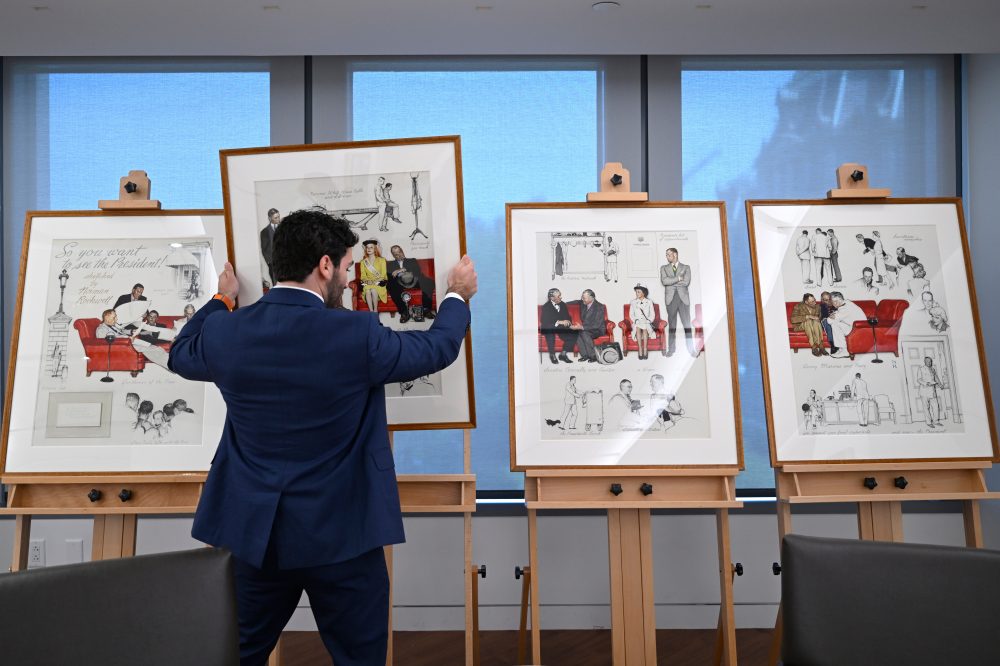 Norman Rockwell’s White House Sketches Go on Public Display After $7.25M Purchase