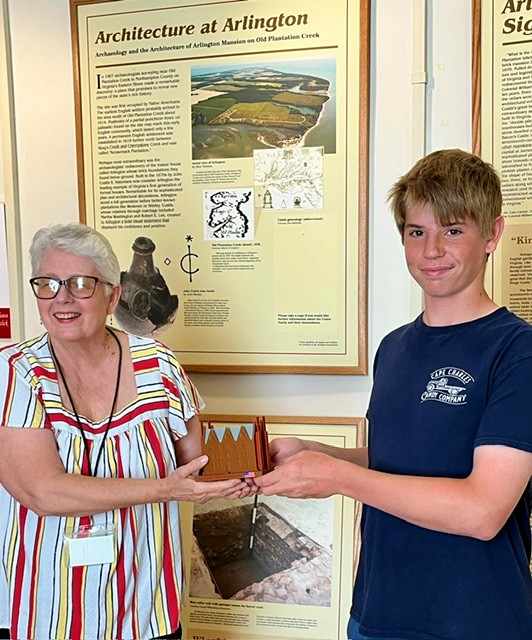 Northampton County Teen Donates 3D-Printed Replica of Historic Arlington Plantation