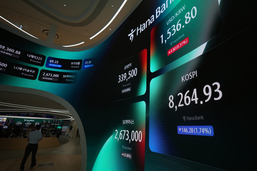Asian Markets Split as AI Stock Selloff Hits Japan and South Korea