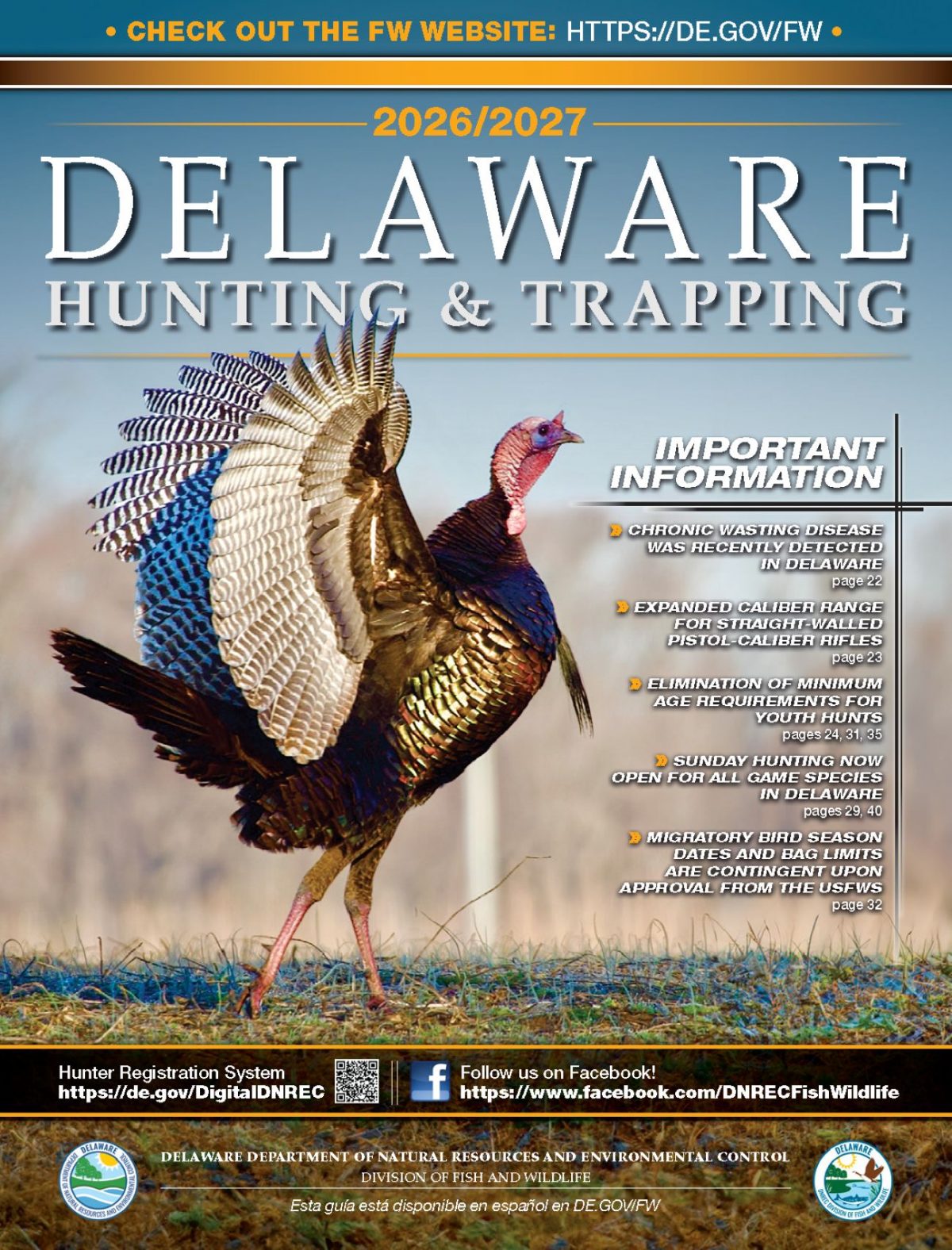 Delaware’s 2026/27 Hunting & Trapping Guide Is Out Now