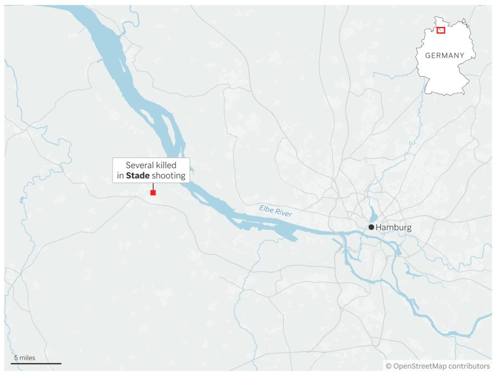 5 Dead in Shooting at Northern Germany Youth Welfare Facility