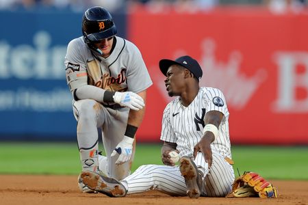 Yankees’ Jazz Chisholm Jr. Leaves Game After On-Field Collision with Teammate