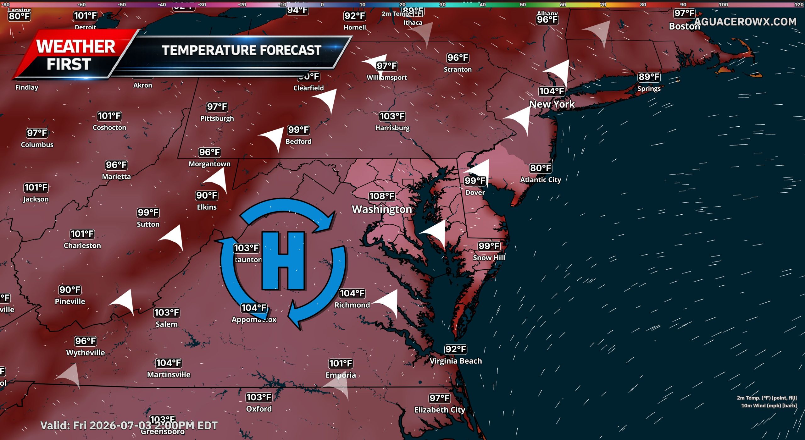 Dangerous Heat Wave Builds Toward Delmarva Next Week