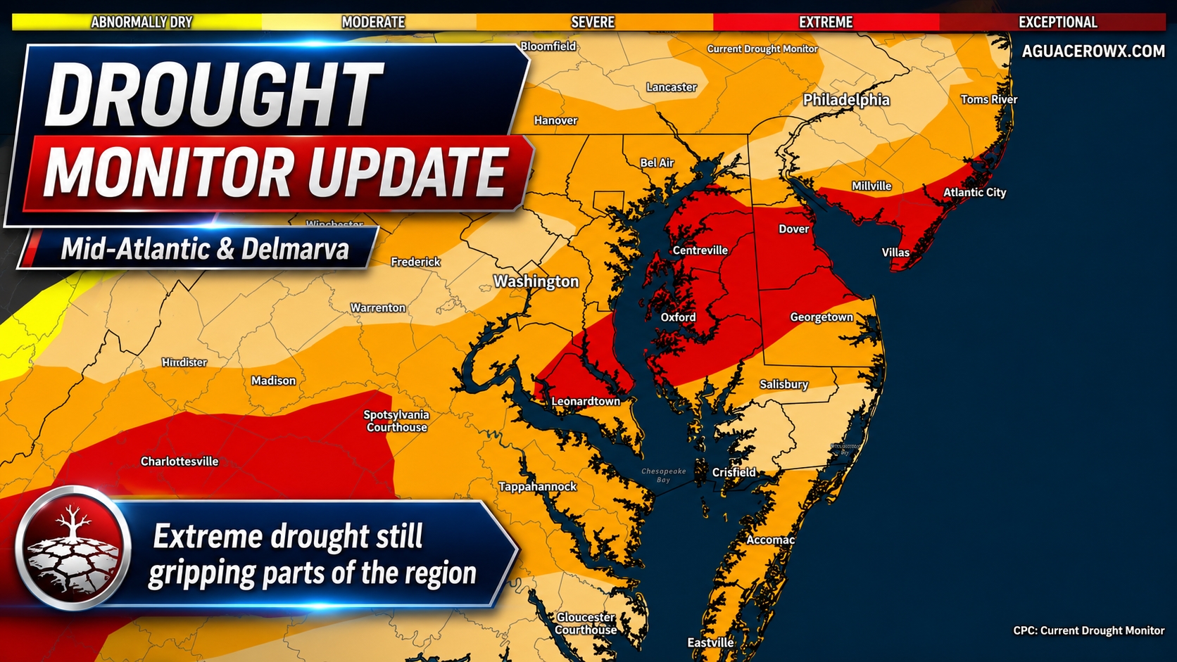 Drought Remains A Major Concern Across Delmarva Despite Recent Rain