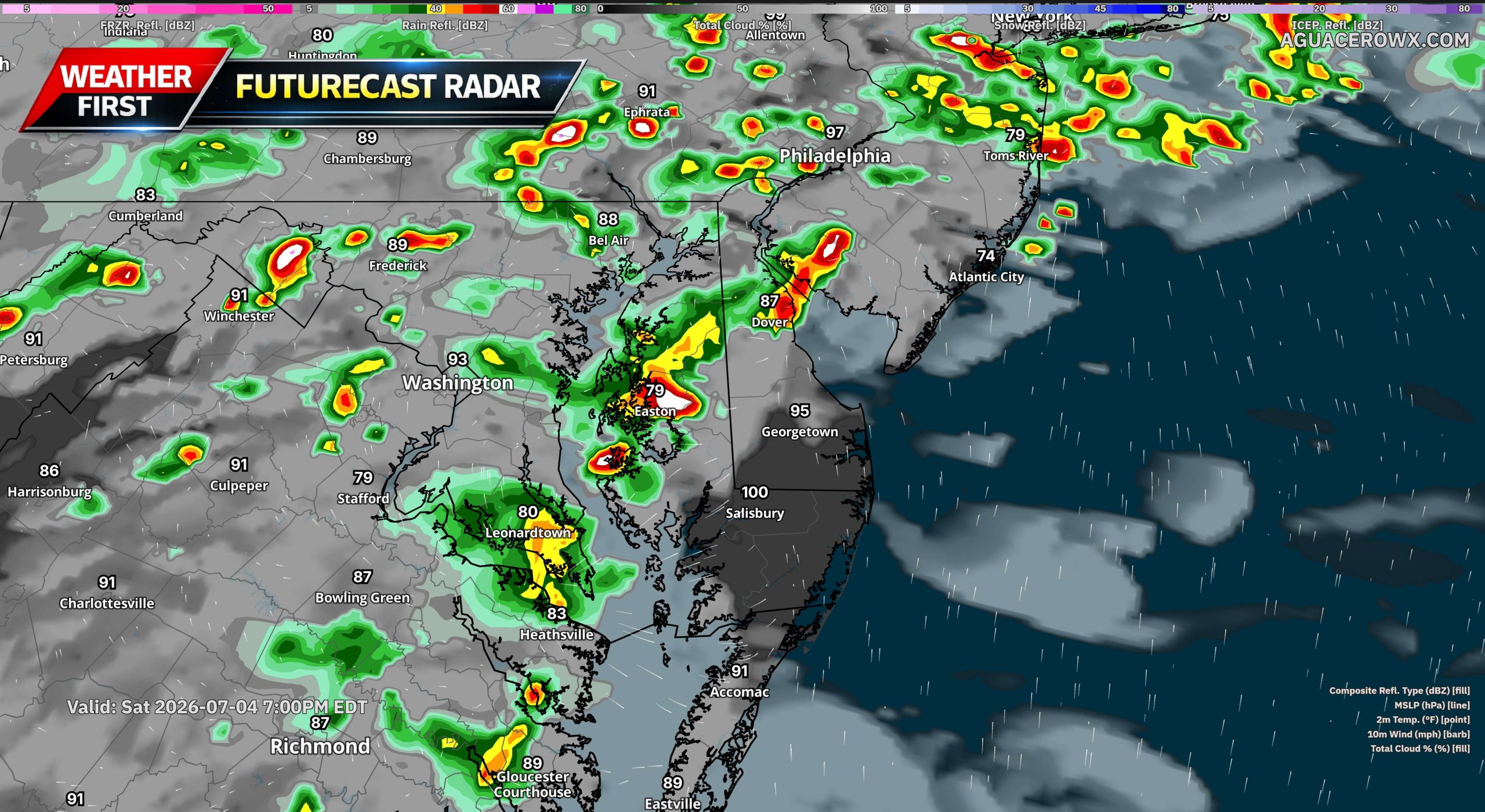 Thunderstorm Chances Increase Across Delmarva Through Holiday Weekend