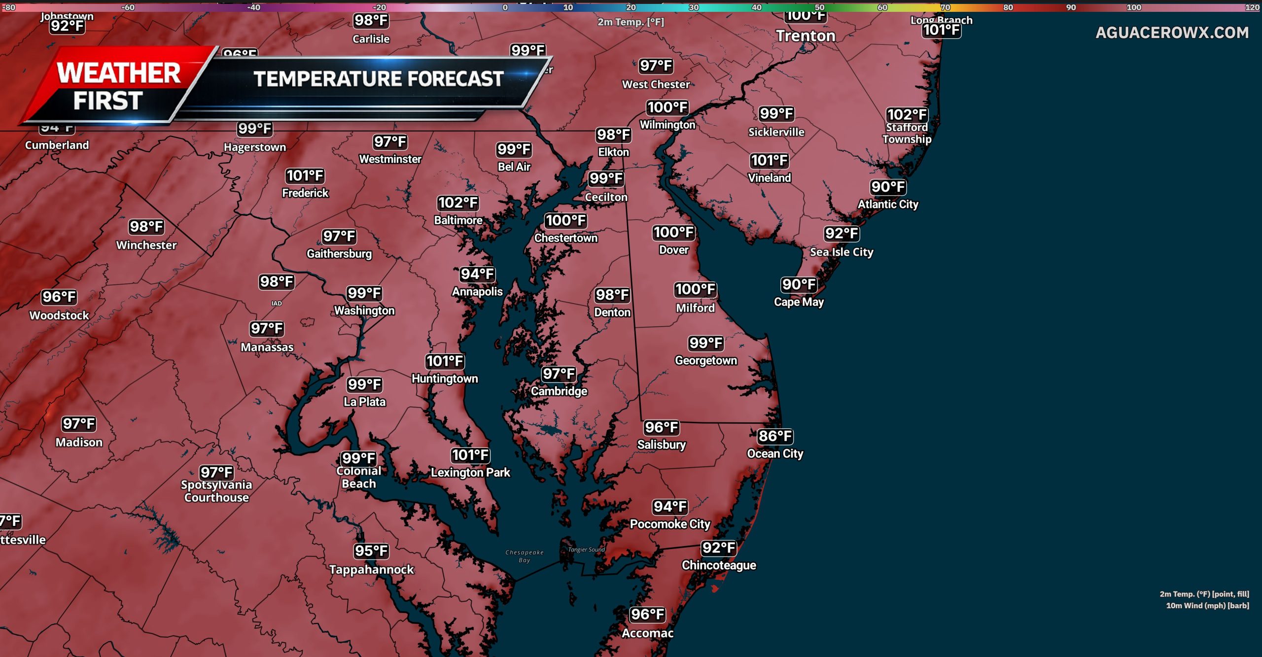 Dangerous Heat Returns to the Mid-Atlantic This Week