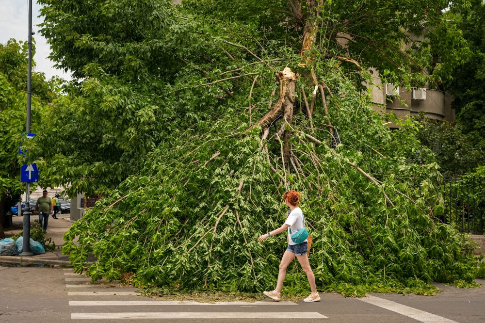 Fatal Storm Strikes Romania’s Capital After Brutal Heatwave