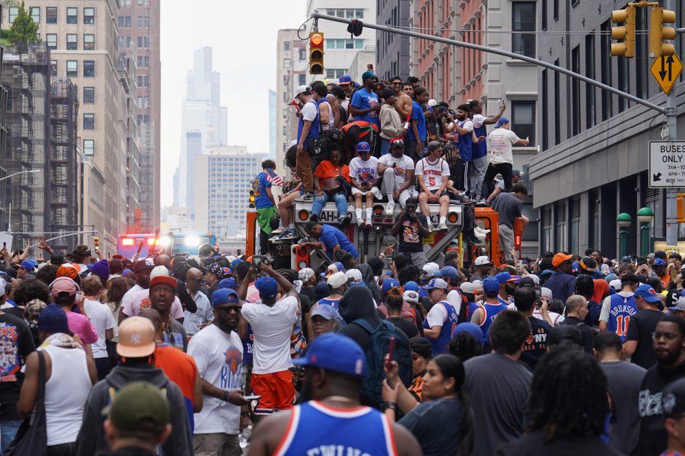 New York City Riding a Wave of Joy with Knicks Title, World Cup and Swift Buzz