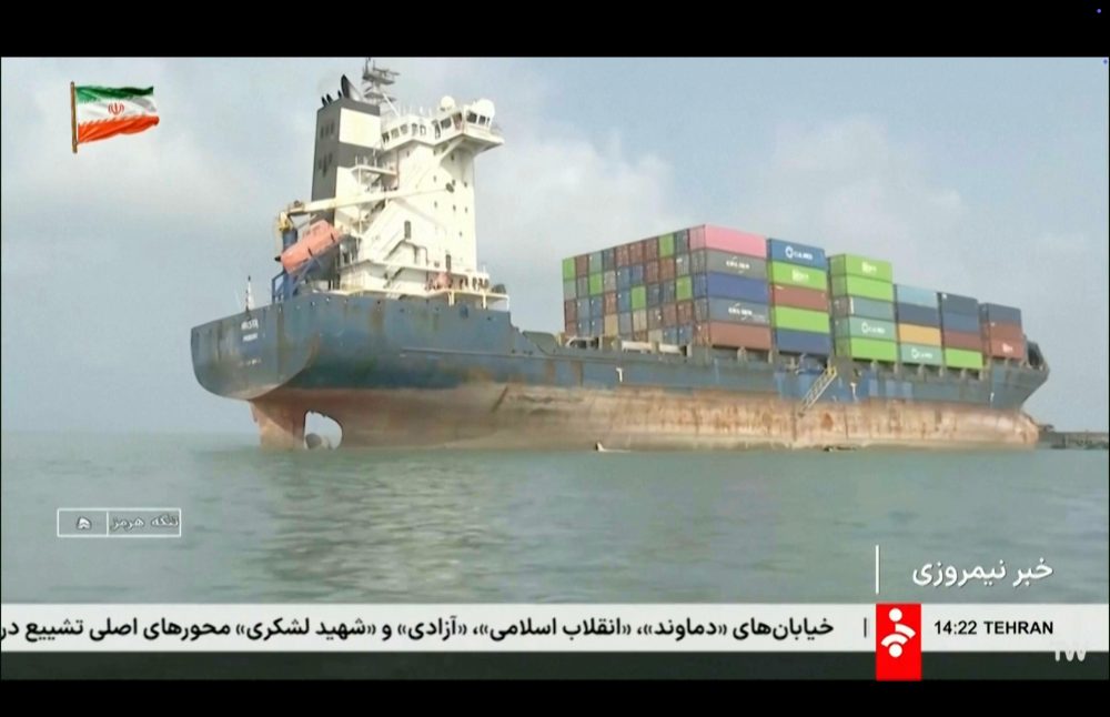 Iran’s ‘Foreign’ Grounded Ship Is Actually Tied to Tehran, Fact-Checkers Find