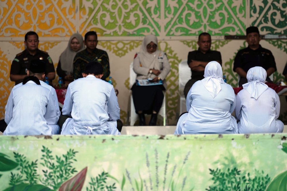 Indonesian Couple Caned 21 Times for Kissing on TikTok Livestream