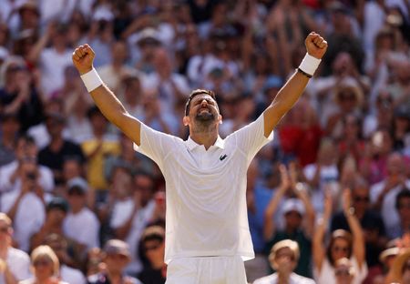 Djokovic Hits 105 Wimbledon Wins, Sinner Finds His Footing on Grass