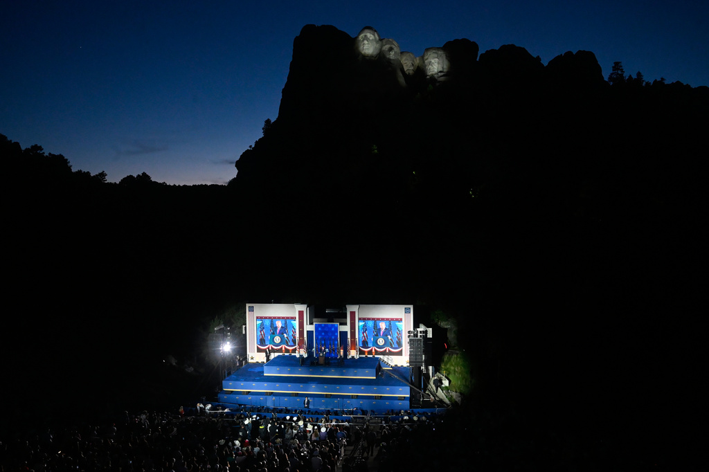 Trump Addresses Nation from Mount Rushmore on July Fourth Weekend
