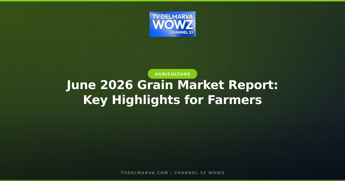 June 2026 Grain Market Report: Key Highlights for Farmers