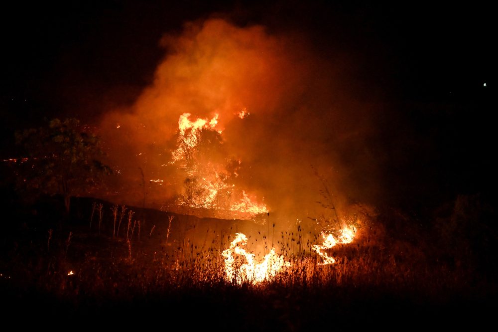 Wildfire Erupts Near Greece’s Thessaloniki, Forcing Evacuations and Arrests