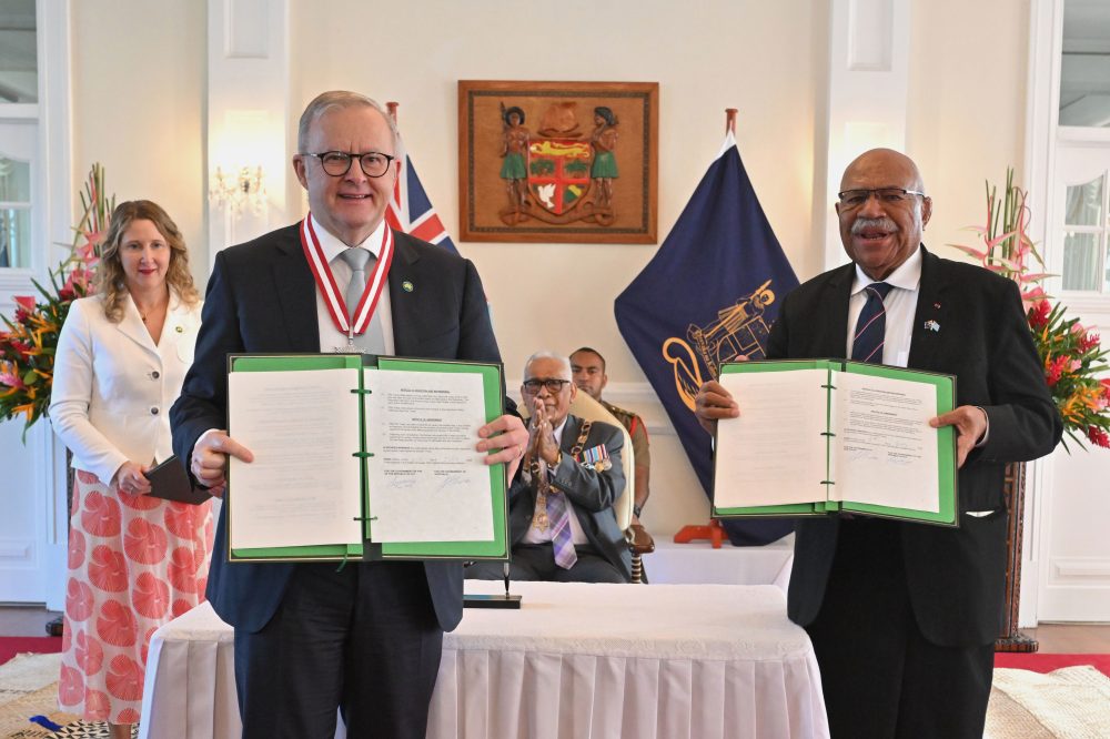 Australia and Fiji Sign Historic Mutual Defense Pact to Counter China’s Pacific Influence
