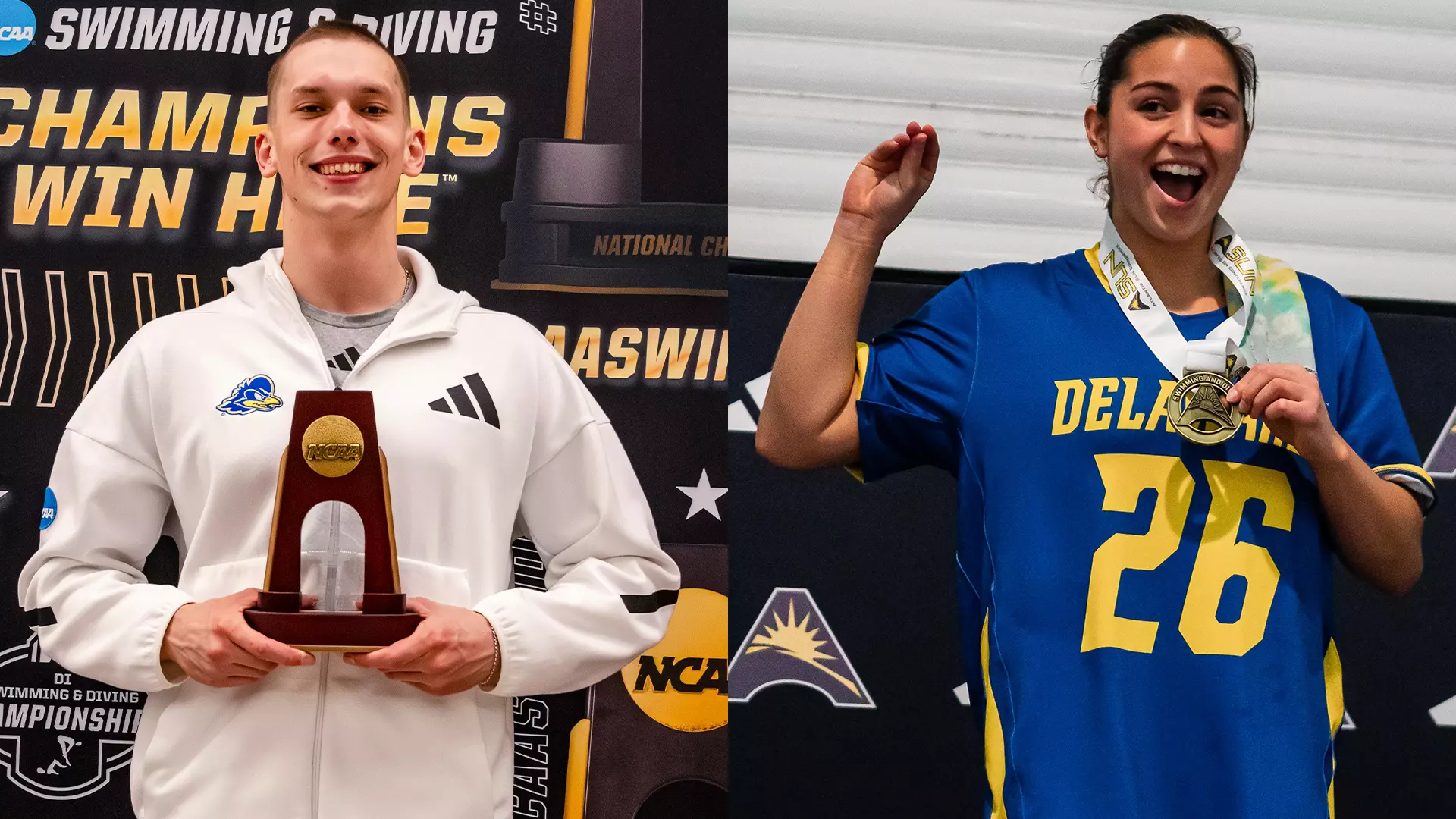 UD Swimmers Namakonov & Pastris Earn National Scholar All-America Recognition